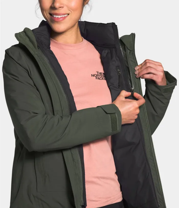 Womens Mountain Light FUTURELIGHT Triclimate Jacket New Taupe Greentnf Black The North Face Insulated and Down Jackets