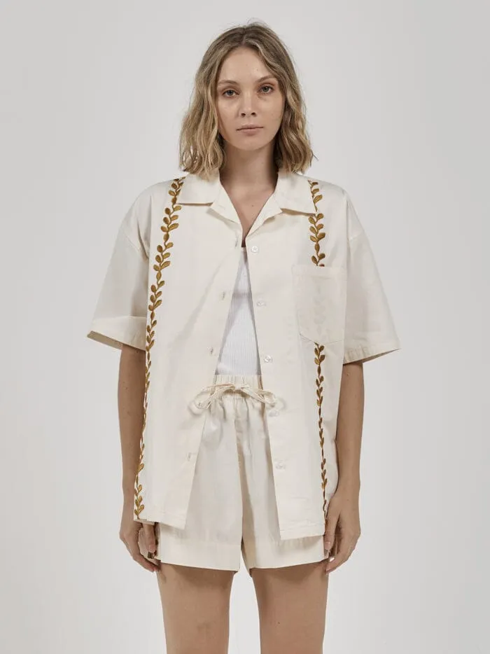 Womens Natural Gravitation Short Sleeve Shirt Tofu Thrills Tops and Tees