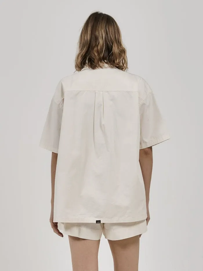 Womens Natural Gravitation Short Sleeve Shirt Tofu Thrills Tops and Tees