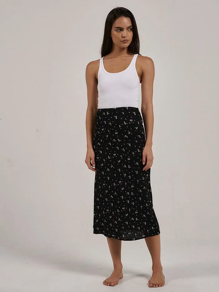 Womens Nightshade Bias Skirt Black Thrills Skirts