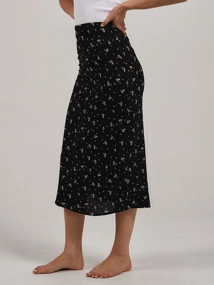 Womens Nightshade Bias Skirt Black Thrills Skirts