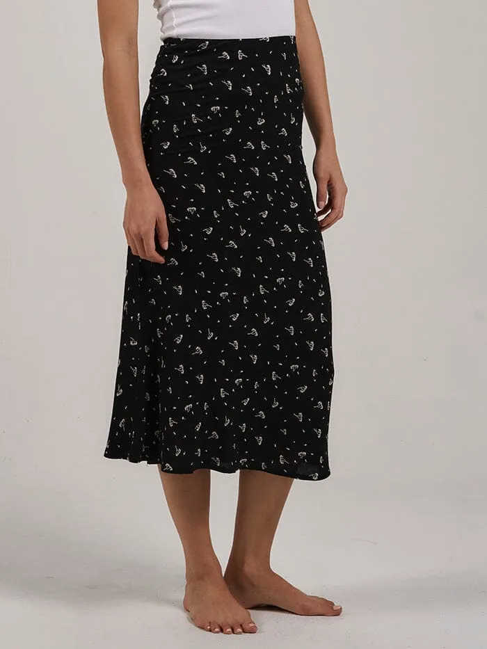 Womens Nightshade Bias Skirt Black Thrills Skirts