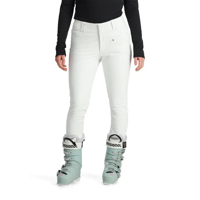 Womens Painted On Softshell Pants White Spyder Shell