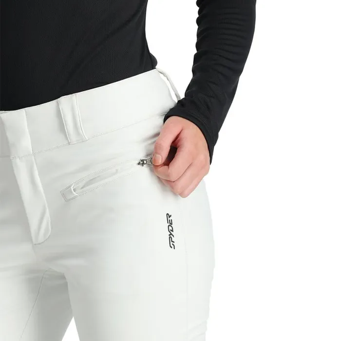 Womens Painted On Softshell Pants White Spyder Shell