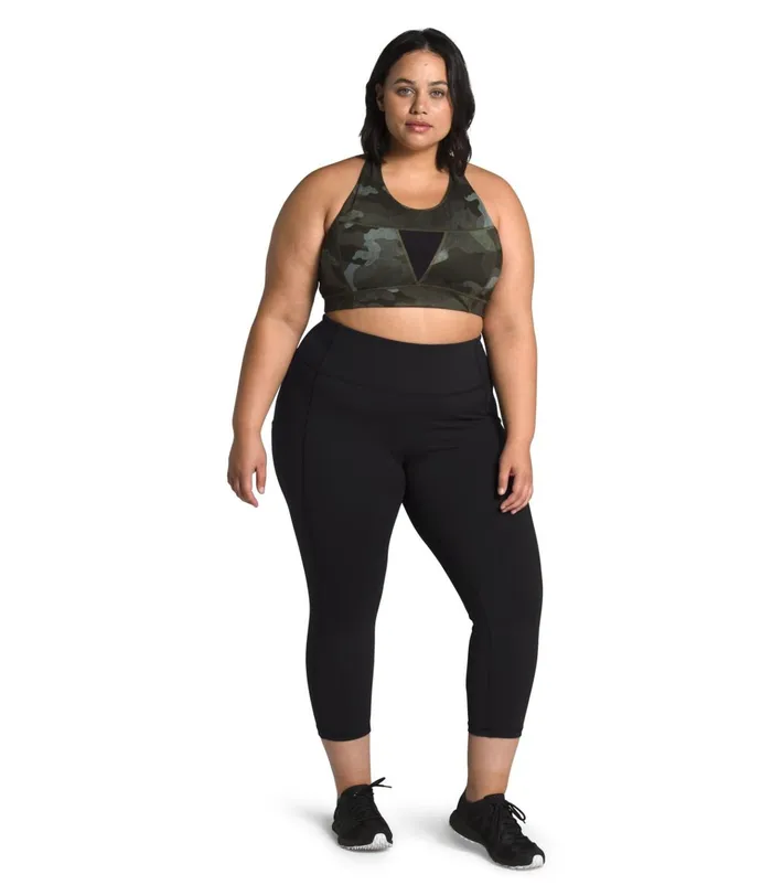 Womens Plus Motivation HighRise Pocket Crop Tnf Black The North Face Leggings Womens Plus Motivation HighRise Pocket Crop Tnf Black The North Face Leggings