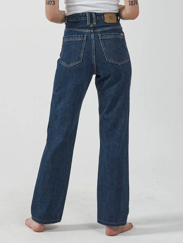 Womens Pulp Jean Dark Rinse Blue Thrills Denim