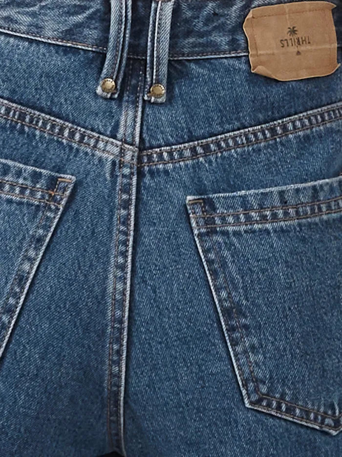 Womens Pulp Jean Highway Blue Thrills High Waisted Jeans