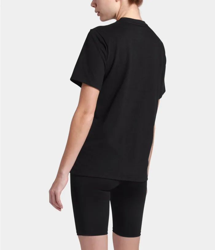 Womens Short Sleeve Half Dome Cotton Tee Tnf Black The North Face TShirts