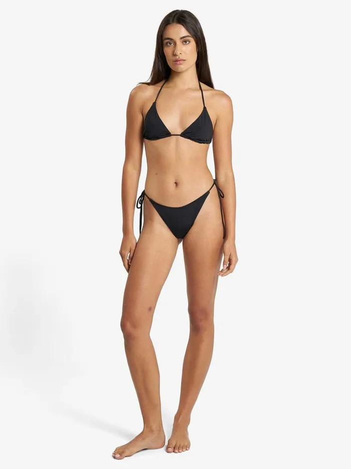 Womens String Bikini Top Black Thrills Swim