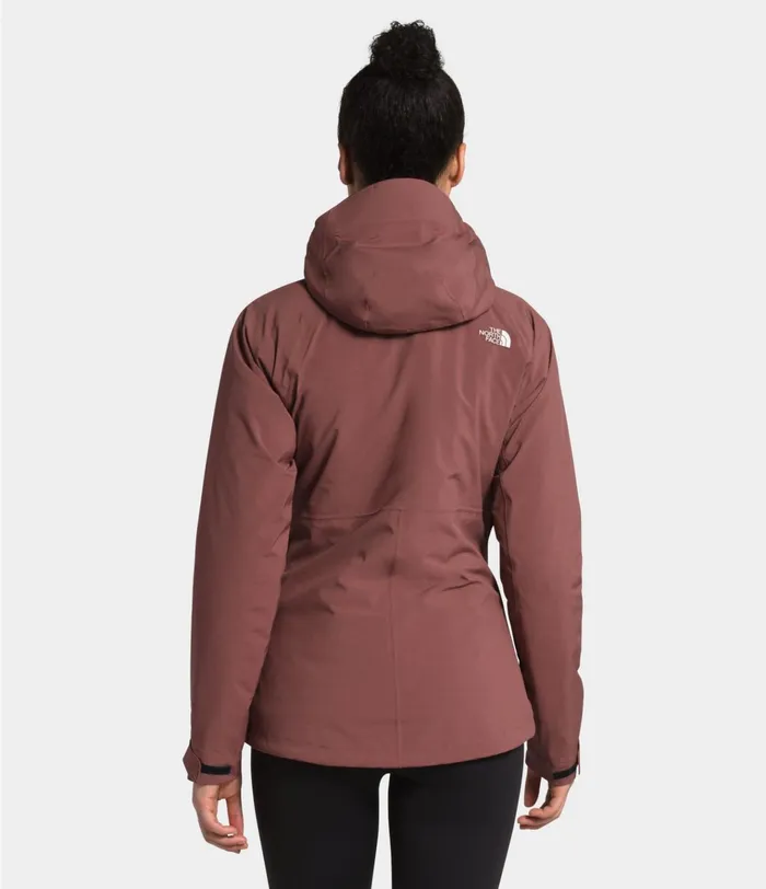Womens ThermoBall Eco Triclimate Jacket Marron Purple The North Face Insulated and Down Jackets