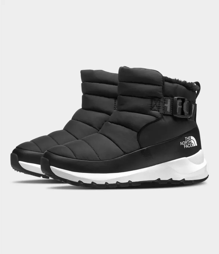 Womens ThermoBall PullOn Tnf Blacktnf White The North Face Boots