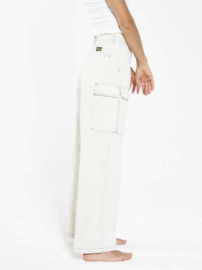Womens Union Baggy Pant Tofu Cobalt Thrills Pants
