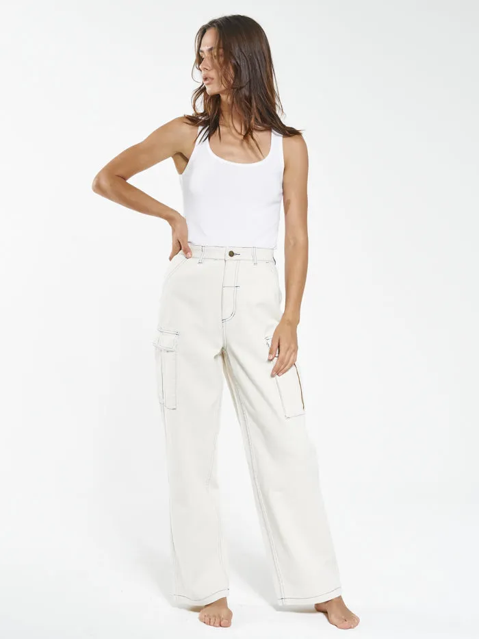 Womens Union Baggy Pant Tofu Cobalt Thrills Pants