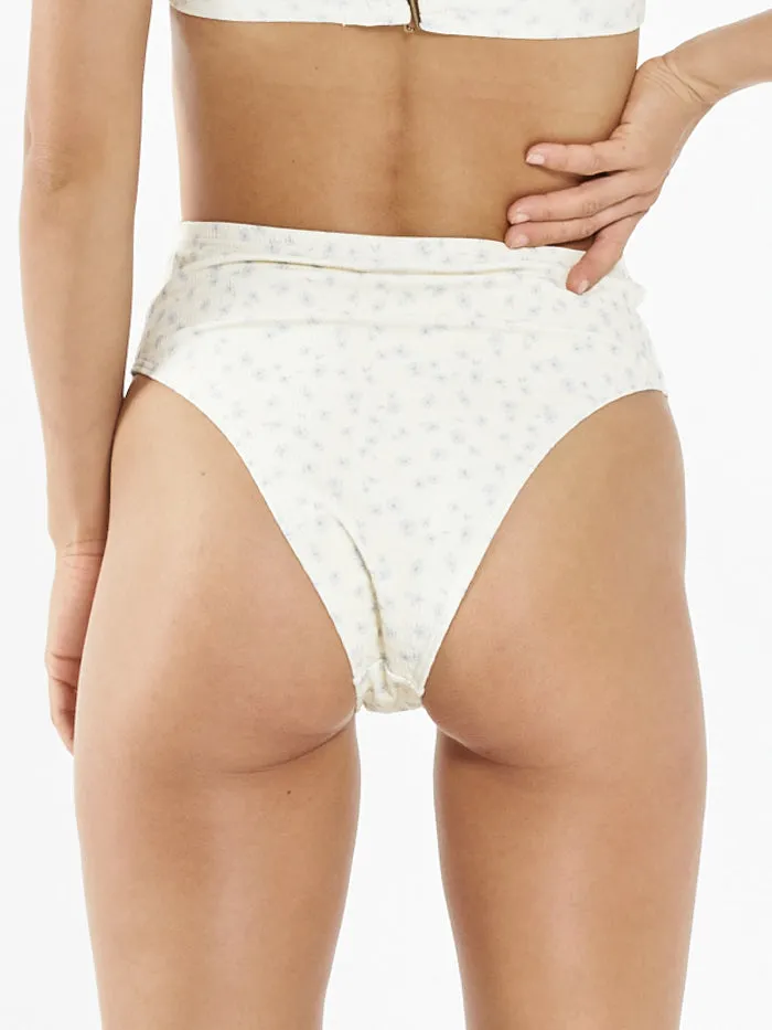 Womens Valery High Cut Bikini Bottom Sunlight Thrills Swim