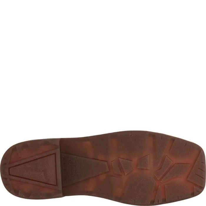 Work Men Justin Boots Resistor 11034 Waterproof Work Boot Russet 040brown041