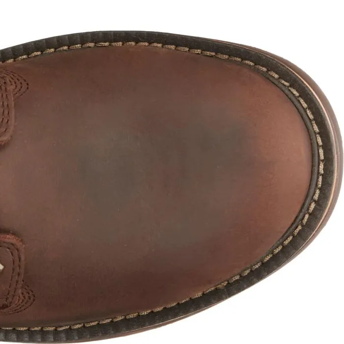 Work Men Justin Boots Resistor 6034 Waterproof Lace Up Work Boot Hickory Brown 040brown041