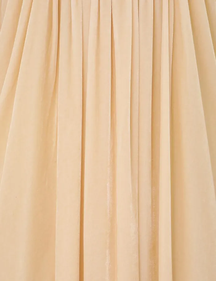 Zimmermann Clothing Harmony Velvet Dress Cream 8211 Women