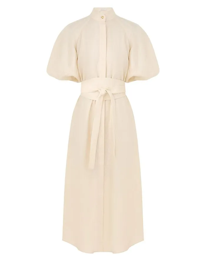 Zimmermann Clothing Kaftan Midi Cream 8211 Women