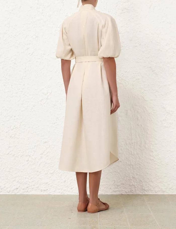 Zimmermann Clothing Kaftan Midi Cream 8211 Women