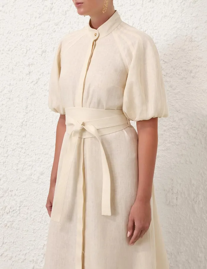 Zimmermann Clothing Kaftan Midi Cream 8211 Women