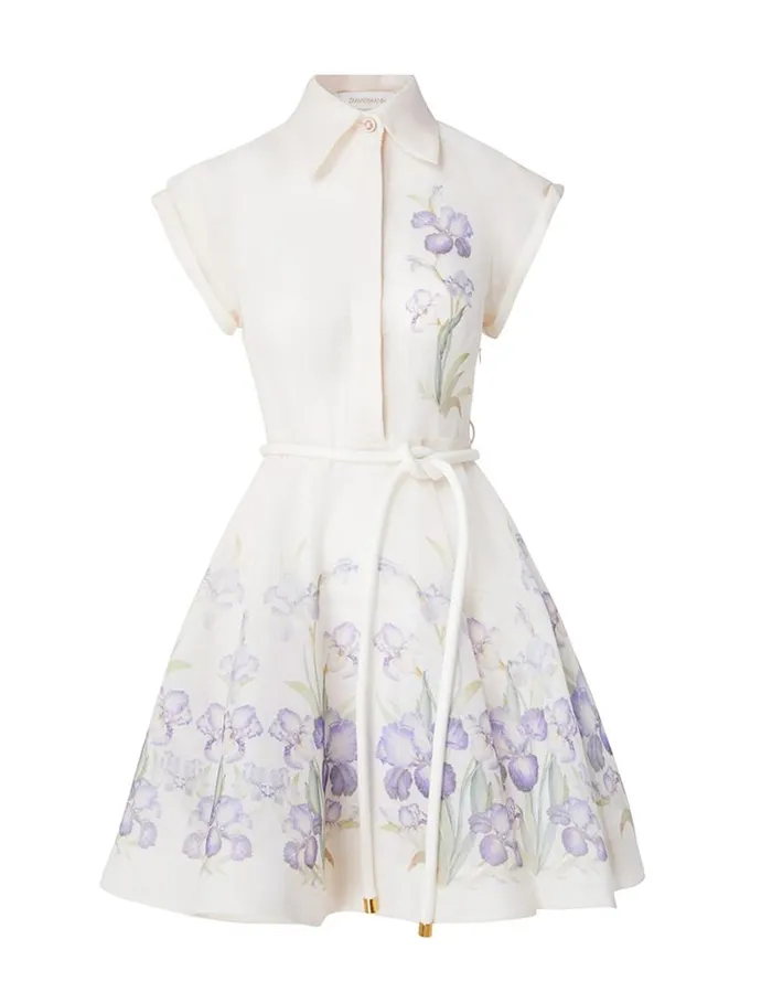 Zimmermann Dresses Natura Flip Dress Blue Iris 8211 Women