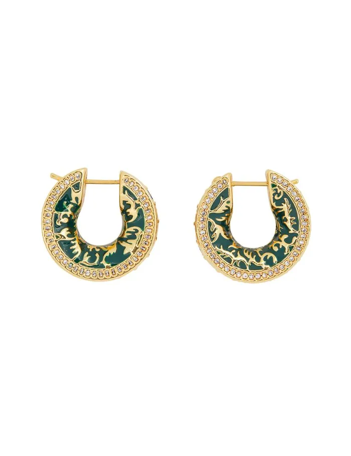 Zimmermann Earrings Zimmemorabilia Stone Hoops Goldmulti 8211 Women