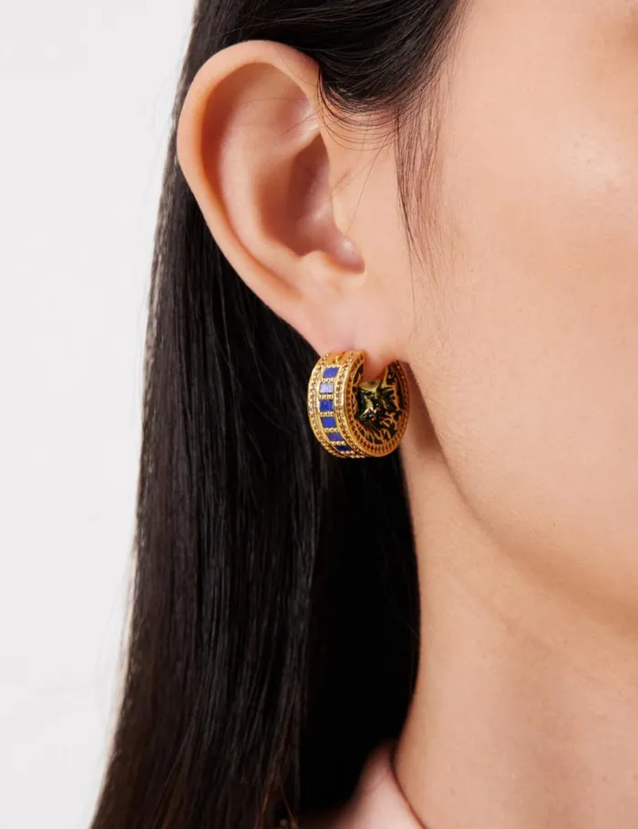 Zimmermann Earrings Zimmemorabilia Stone Hoops Goldmulti 8211 Women