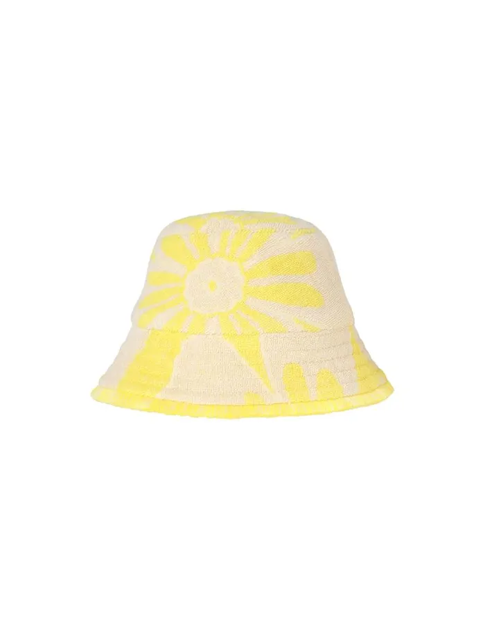 Zimmermann Hats Jacquard Towel Bucket Hat Yellowcream 8211 Women