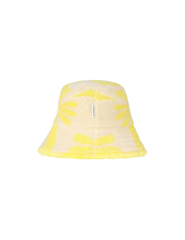 Zimmermann Hats Jacquard Towel Bucket Hat Yellowcream 8211 Women