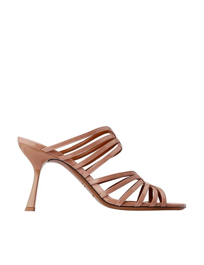 Zimmermann Heeled Sandals Zimmermann Aura Mule Sandal 85 Peach 8211 Women
