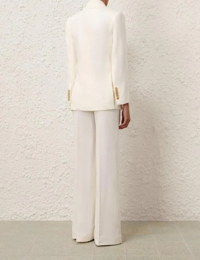 Zimmermann Jackets and Coats Matchmaker Tailored Jacket Ivory 8211 Women