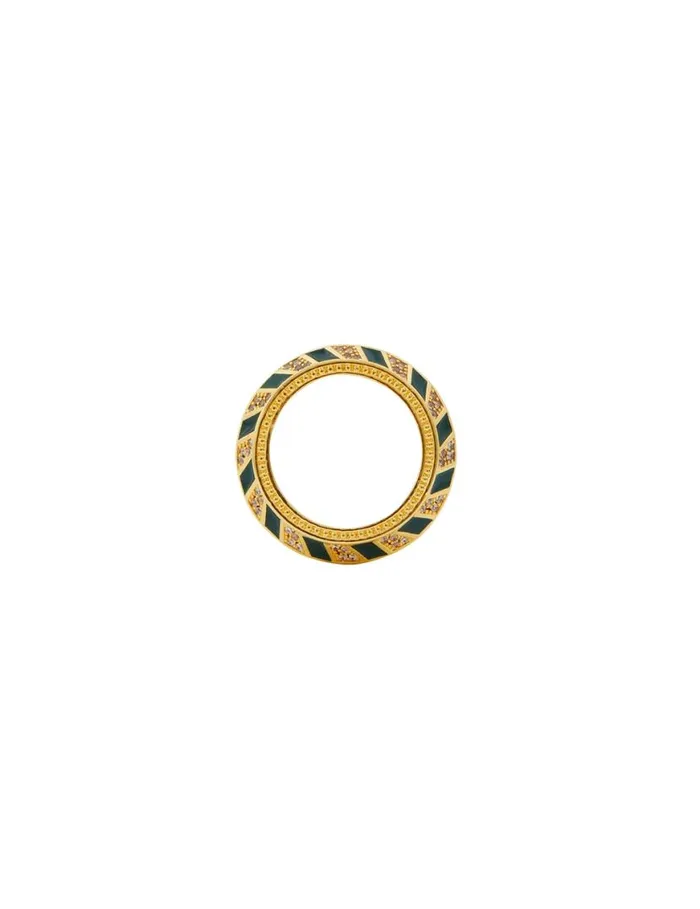 Zimmermann Jewellery Zimmemorabilia Band Ring Goldgreen 8211 Women