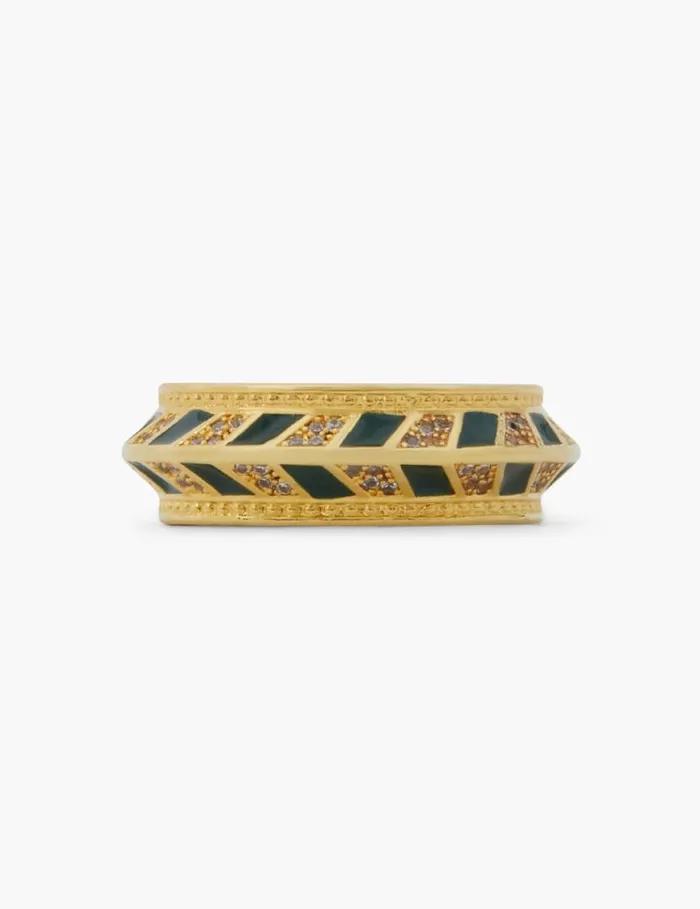 Zimmermann Jewellery Zimmemorabilia Band Ring Goldgreen 8211 Women