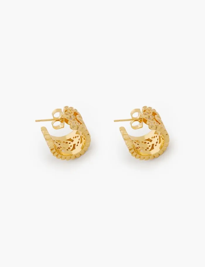 Zimmermann Jewellery Zimmermann Laurel Hoops Gold 8211 Women