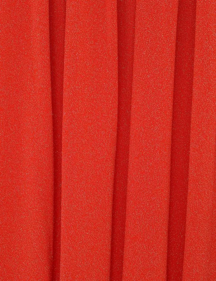 Zimmermann Knitwear Tranquillity Metallic Dress Tomato 8211 Women