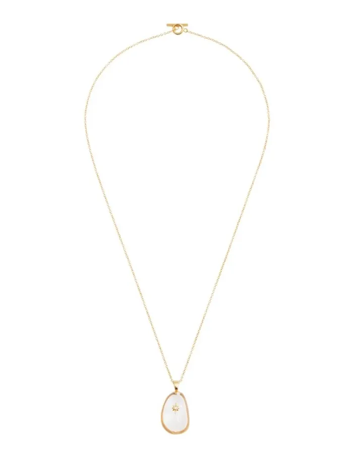 Zimmermann Necklaces Crystal Pebble Necklace Goldtransparent Quartz 8211 Women