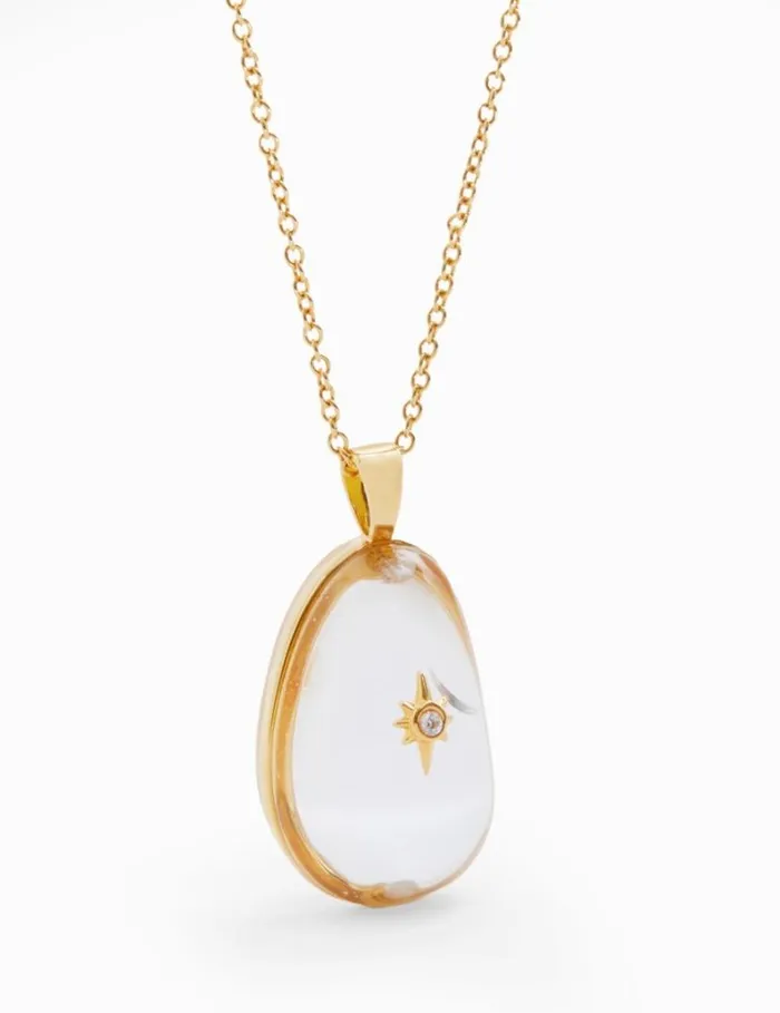 Zimmermann Necklaces Crystal Pebble Necklace Goldtransparent Quartz 8211 Women
