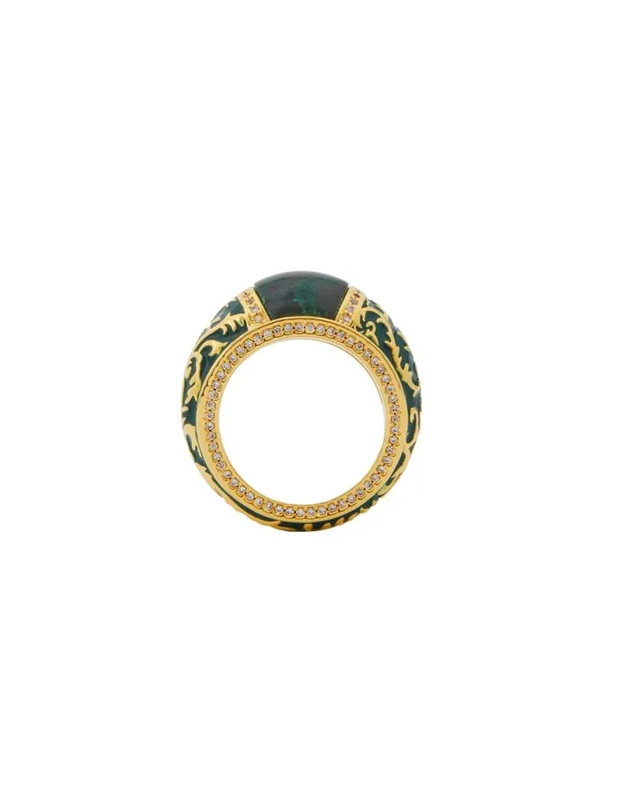 Zimmermann Rings Zimmemorabilia Ring Goldmalachite 8211 Women