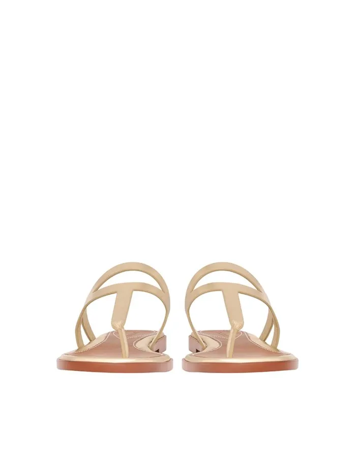 Zimmermann Sandals Zimmermann Bay Thong Gold 8211 Women