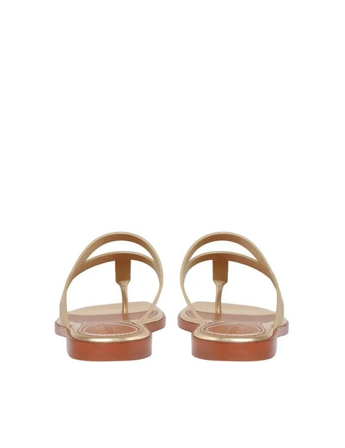 Zimmermann Sandals Zimmermann Bay Thong Gold 8211 Women