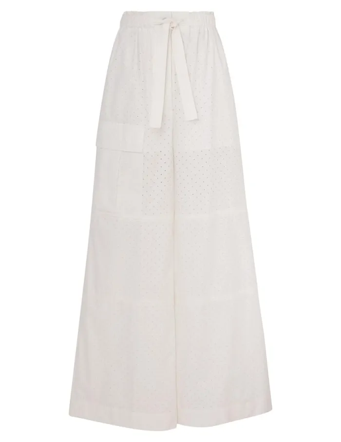 Zimmermann Shorts and Pants Natura Burnout Cargo Pants Ivory 8211 Women