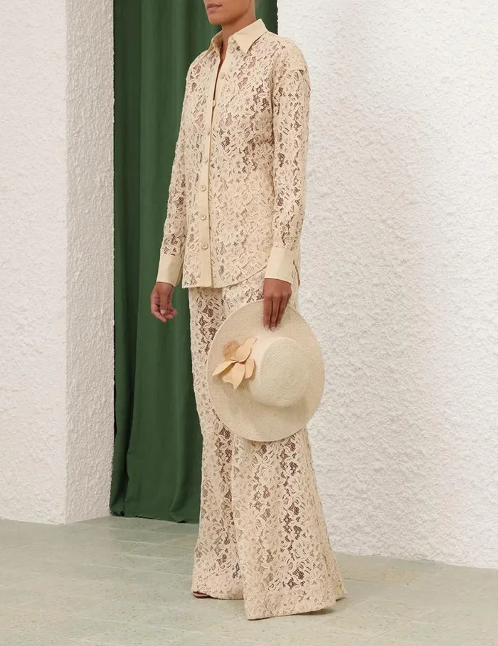 Zimmermann Shorts and Pants Natura Lace Pant Tea 8211 Women