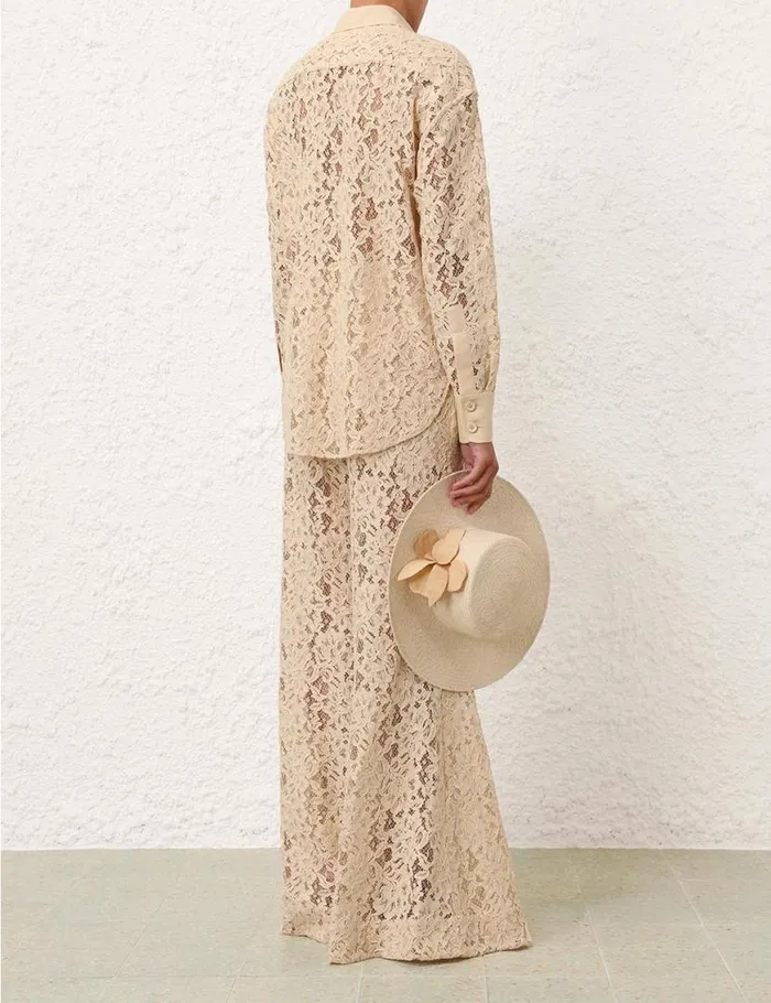 Zimmermann Shorts and Pants Natura Lace Pant Tea 8211 Women