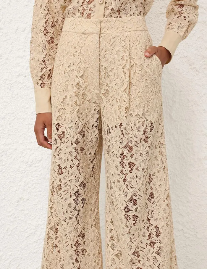 Zimmermann Shorts and Pants Natura Lace Pant Tea 8211 Women