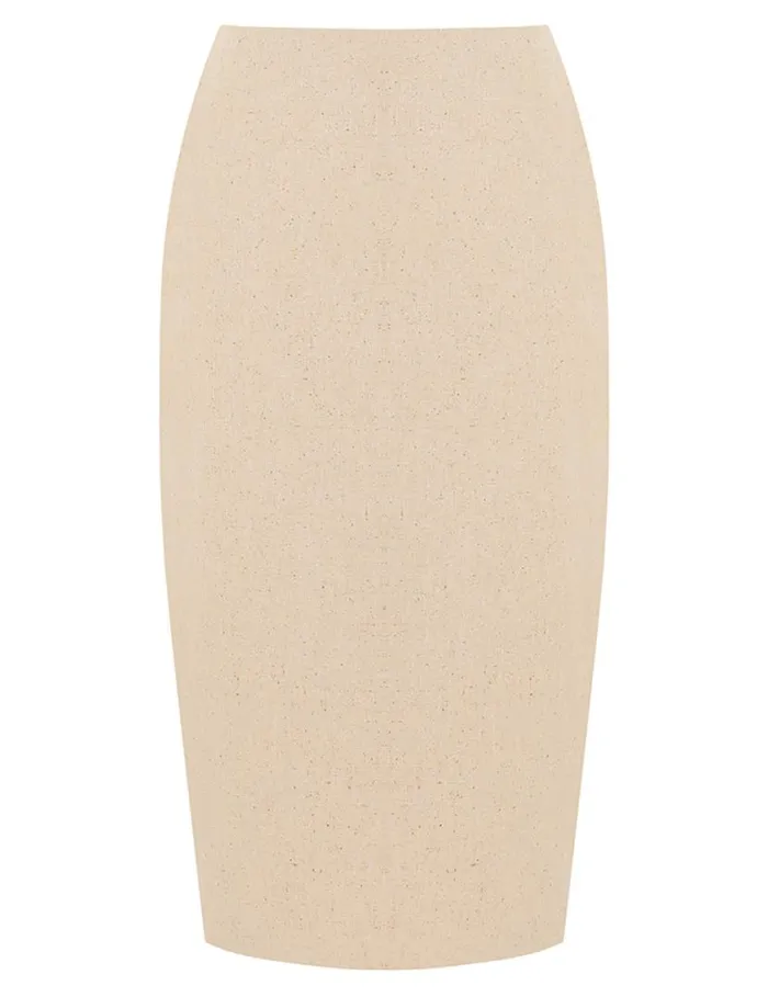 Zimmermann Skirts Natura Pencil Skirt Natural 8211 Women