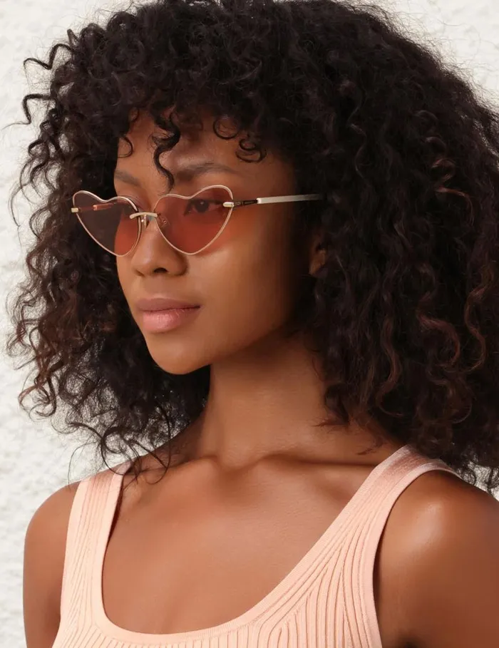 Zimmermann Sunglasses Zimmermann Celeste Heart Rose 8211 Women