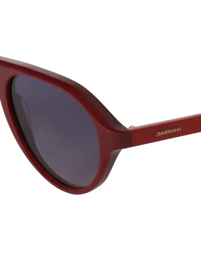 Zimmermann Sunglasses Zimmermann Cyd Aviator Burgundy 8211 Women