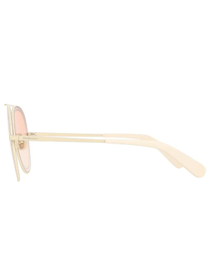 Zimmermann Sunglasses Zimmermann Dancer Aviator Cream 8211 Women