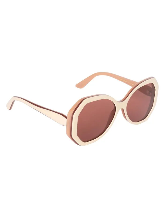 Zimmermann Sunglasses Zimmermann Uptempo Hexagon Cream 8211 Women