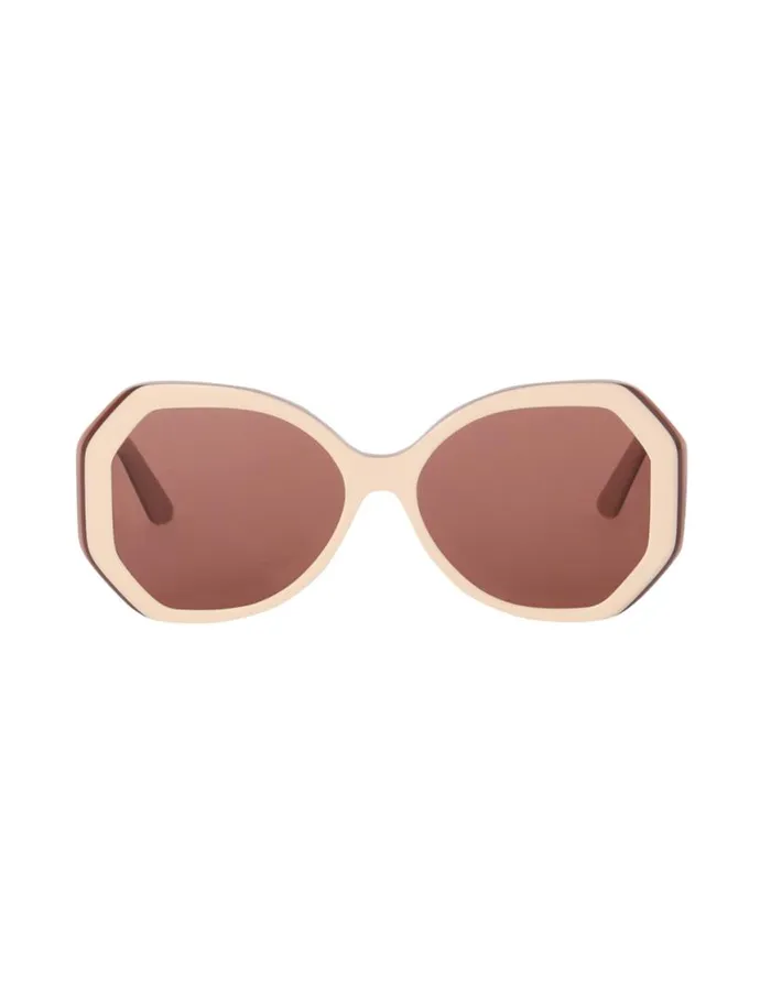 Zimmermann Sunglasses Zimmermann Uptempo Hexagon Cream 8211 Women